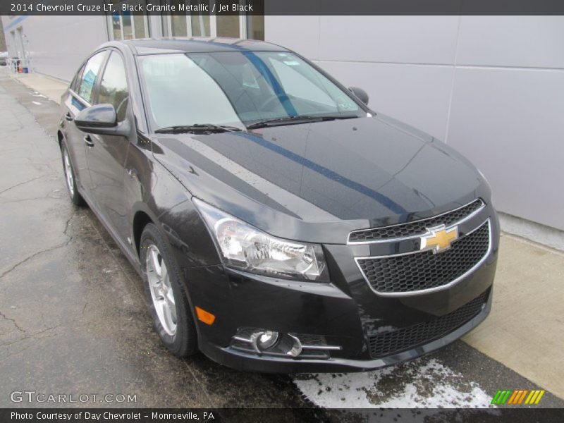 Black Granite Metallic / Jet Black 2014 Chevrolet Cruze LT