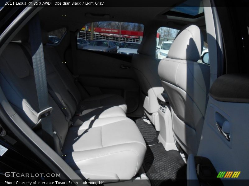 Obsidian Black / Light Gray 2011 Lexus RX 350 AWD