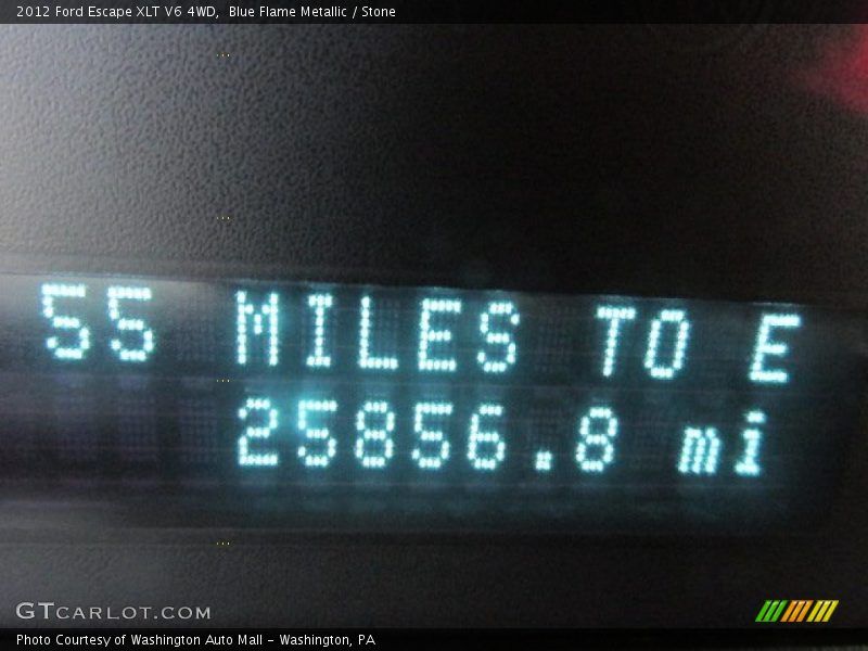 Blue Flame Metallic / Stone 2012 Ford Escape XLT V6 4WD