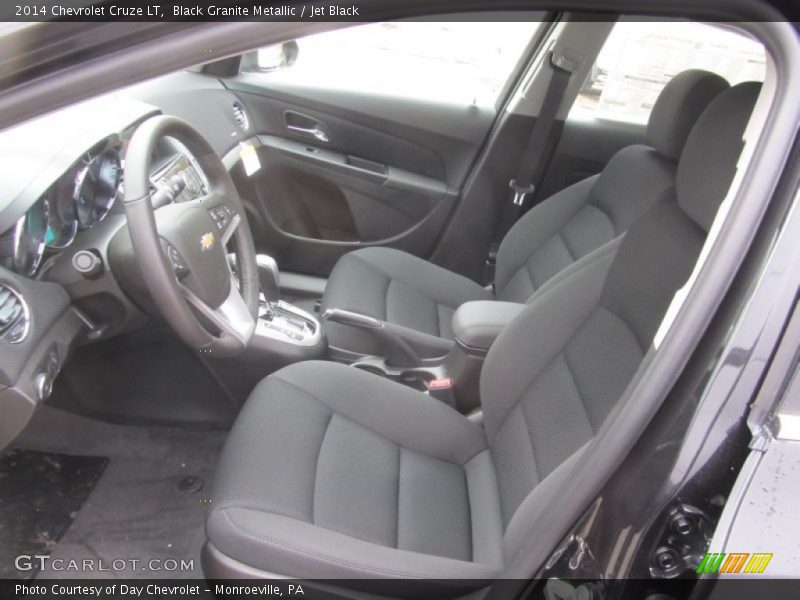 Black Granite Metallic / Jet Black 2014 Chevrolet Cruze LT