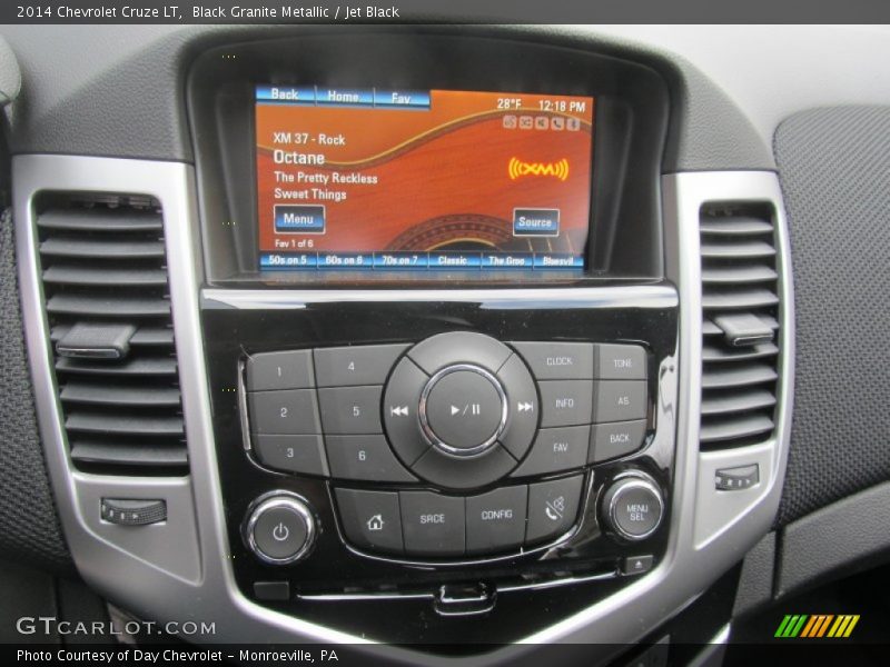 Black Granite Metallic / Jet Black 2014 Chevrolet Cruze LT