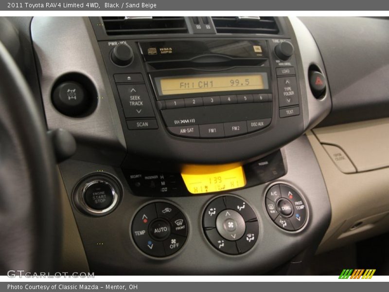 Black / Sand Beige 2011 Toyota RAV4 Limited 4WD