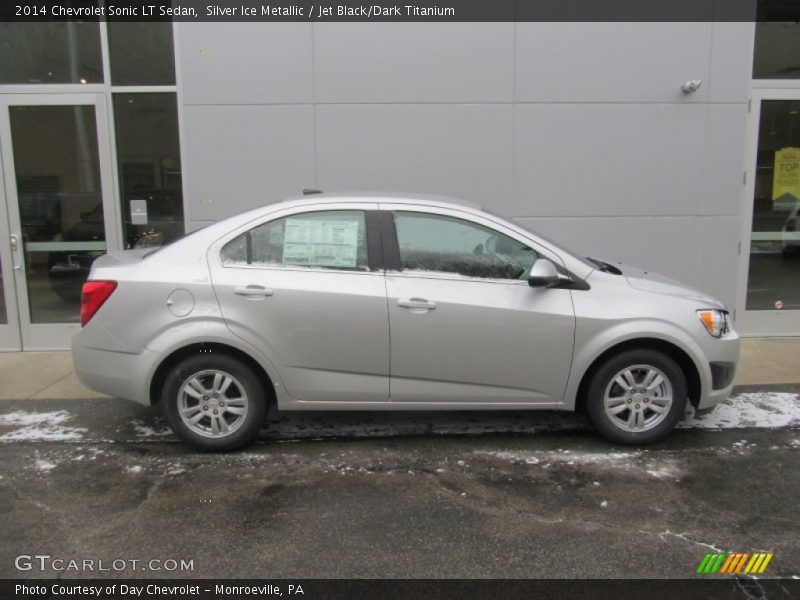 Silver Ice Metallic / Jet Black/Dark Titanium 2014 Chevrolet Sonic LT Sedan