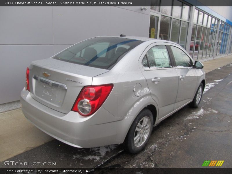 Silver Ice Metallic / Jet Black/Dark Titanium 2014 Chevrolet Sonic LT Sedan
