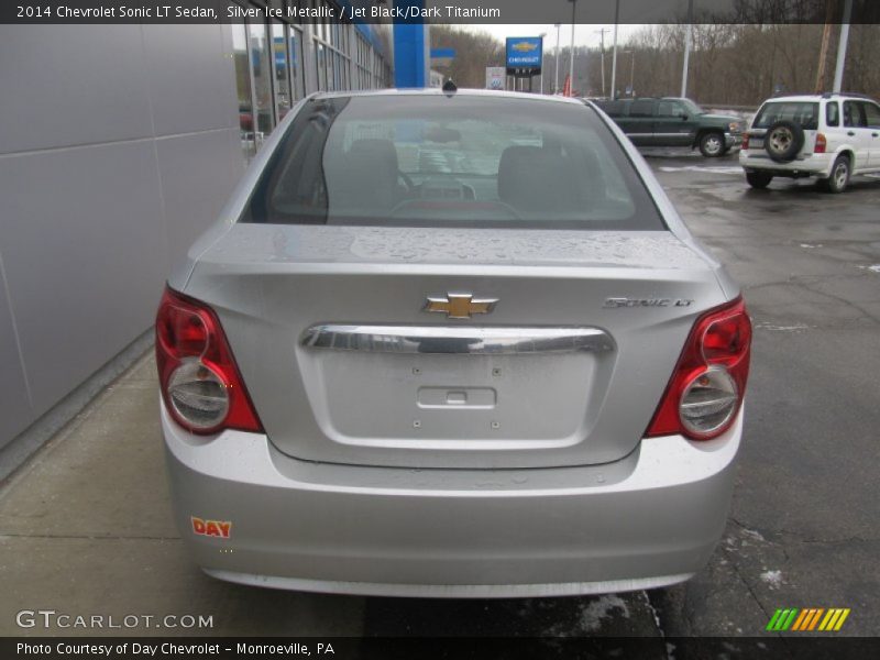 Silver Ice Metallic / Jet Black/Dark Titanium 2014 Chevrolet Sonic LT Sedan