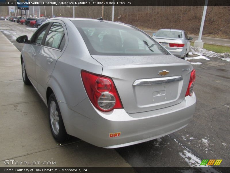 Silver Ice Metallic / Jet Black/Dark Titanium 2014 Chevrolet Sonic LT Sedan