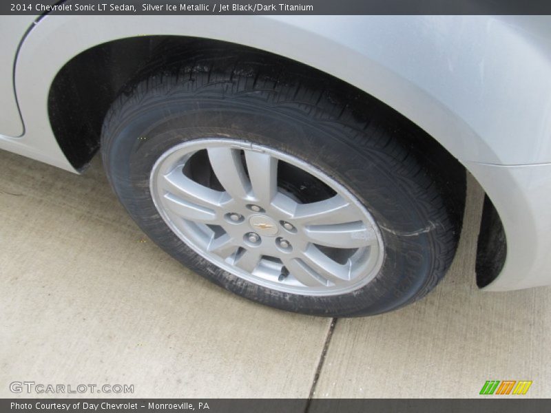 Silver Ice Metallic / Jet Black/Dark Titanium 2014 Chevrolet Sonic LT Sedan