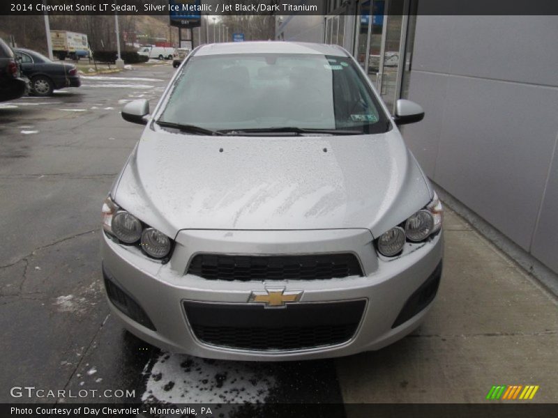 Silver Ice Metallic / Jet Black/Dark Titanium 2014 Chevrolet Sonic LT Sedan