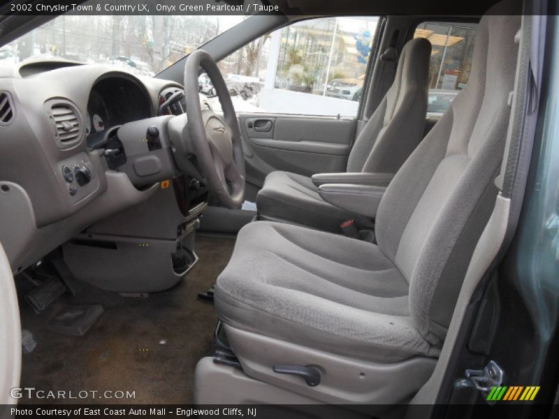 Front Seat of 2002 Town & Country LX