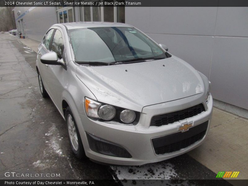 Silver Ice Metallic / Jet Black/Dark Titanium 2014 Chevrolet Sonic LT Sedan