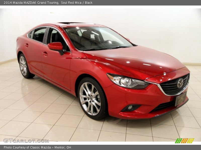 Soul Red Mica / Black 2014 Mazda MAZDA6 Grand Touring