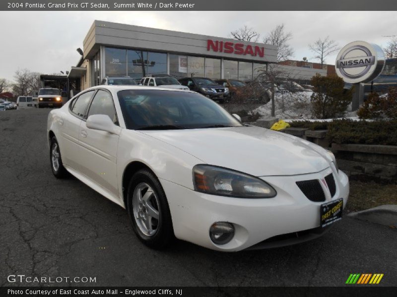 Summit White / Dark Pewter 2004 Pontiac Grand Prix GT Sedan