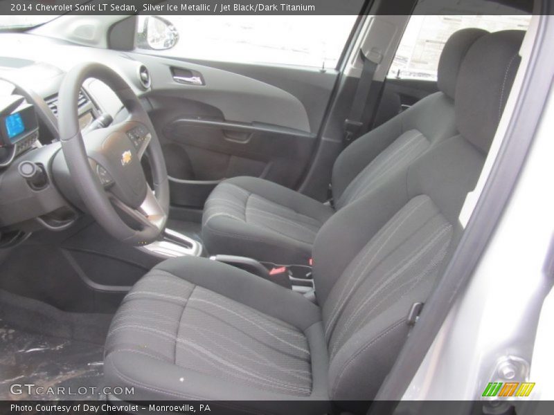 Silver Ice Metallic / Jet Black/Dark Titanium 2014 Chevrolet Sonic LT Sedan