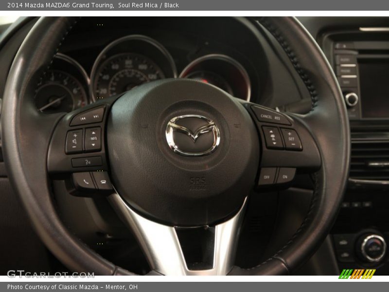 Soul Red Mica / Black 2014 Mazda MAZDA6 Grand Touring