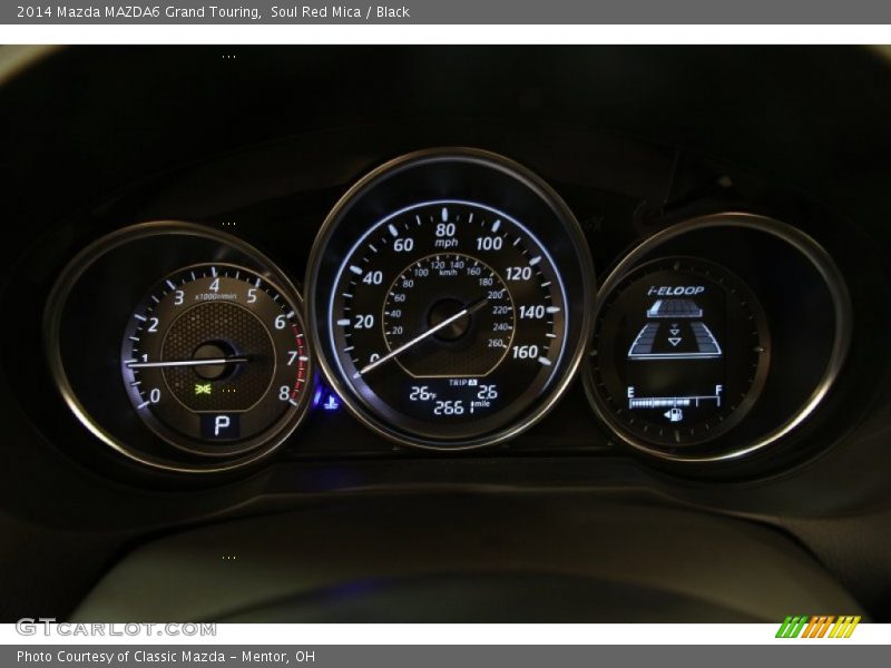 Soul Red Mica / Black 2014 Mazda MAZDA6 Grand Touring
