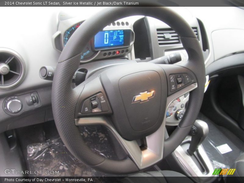 Silver Ice Metallic / Jet Black/Dark Titanium 2014 Chevrolet Sonic LT Sedan