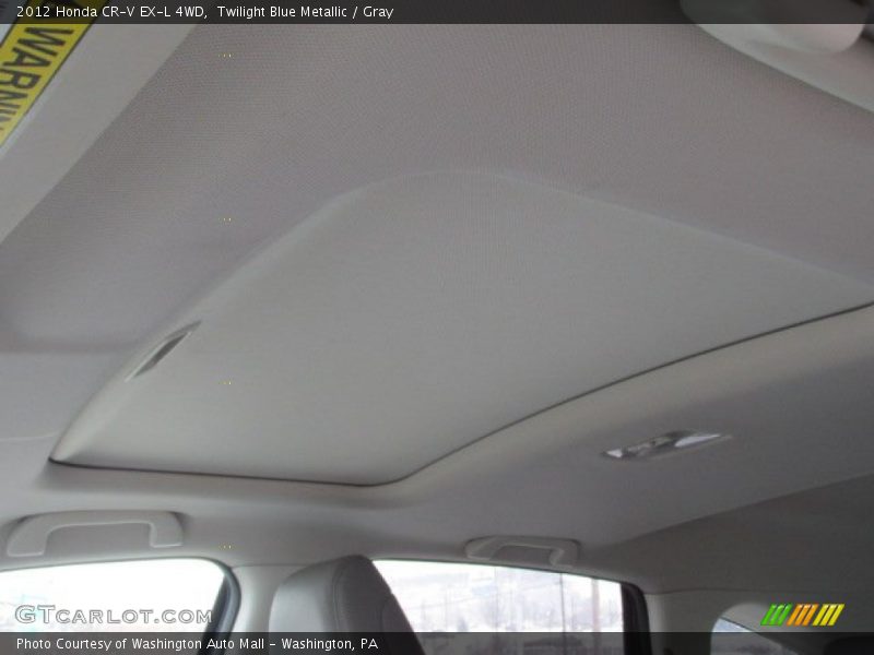 Twilight Blue Metallic / Gray 2012 Honda CR-V EX-L 4WD