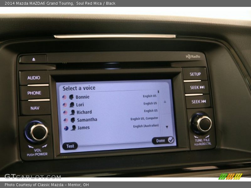 Soul Red Mica / Black 2014 Mazda MAZDA6 Grand Touring