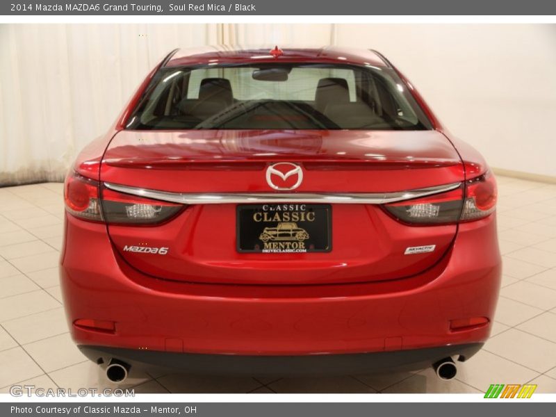 Soul Red Mica / Black 2014 Mazda MAZDA6 Grand Touring