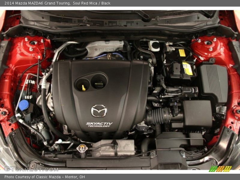 Soul Red Mica / Black 2014 Mazda MAZDA6 Grand Touring