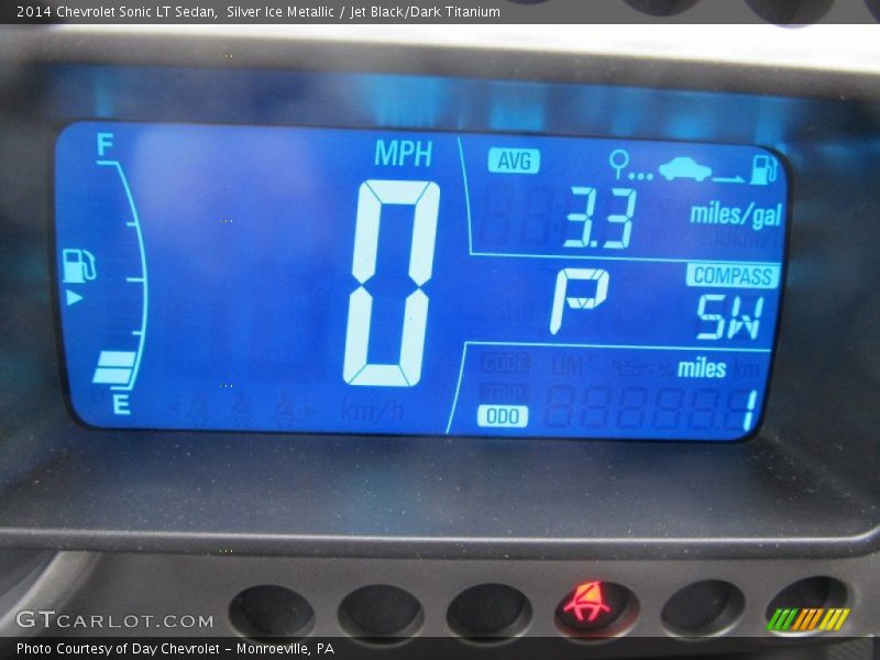 Silver Ice Metallic / Jet Black/Dark Titanium 2014 Chevrolet Sonic LT Sedan