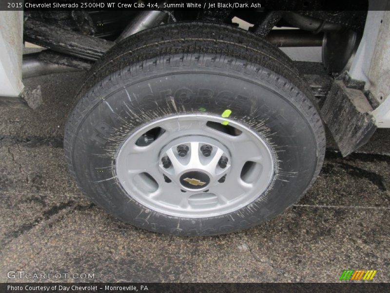 Summit White / Jet Black/Dark Ash 2015 Chevrolet Silverado 2500HD WT Crew Cab 4x4