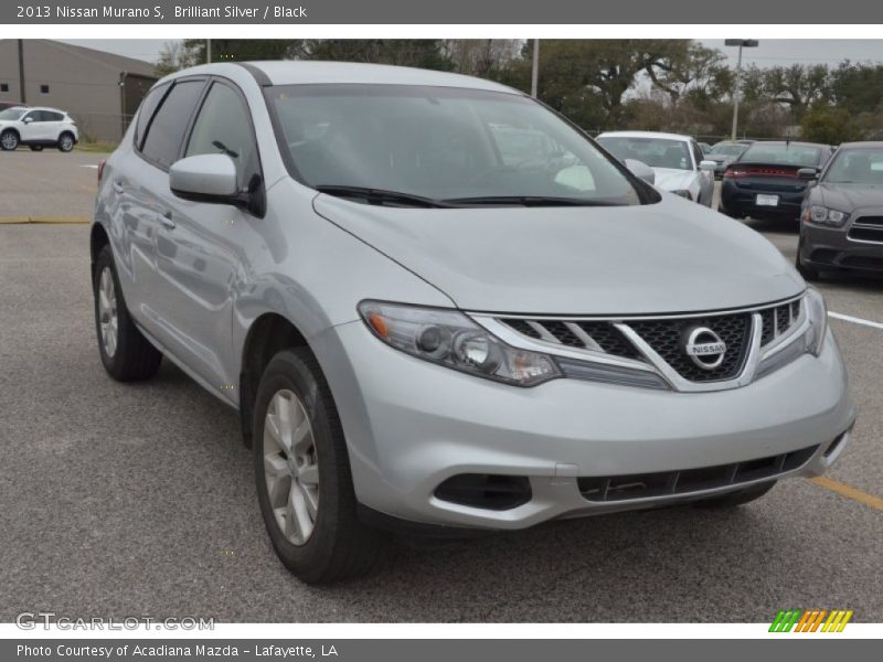 Brilliant Silver / Black 2013 Nissan Murano S