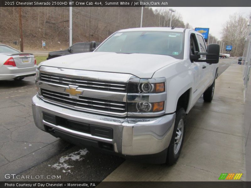 Summit White / Jet Black/Dark Ash 2015 Chevrolet Silverado 2500HD WT Crew Cab 4x4