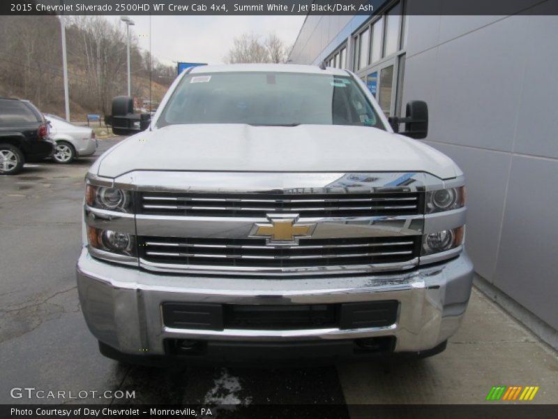 Summit White / Jet Black/Dark Ash 2015 Chevrolet Silverado 2500HD WT Crew Cab 4x4