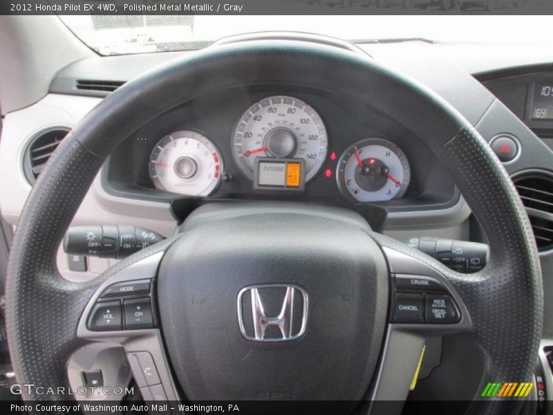 Polished Metal Metallic / Gray 2012 Honda Pilot EX 4WD