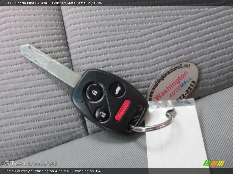 Polished Metal Metallic / Gray 2012 Honda Pilot EX 4WD