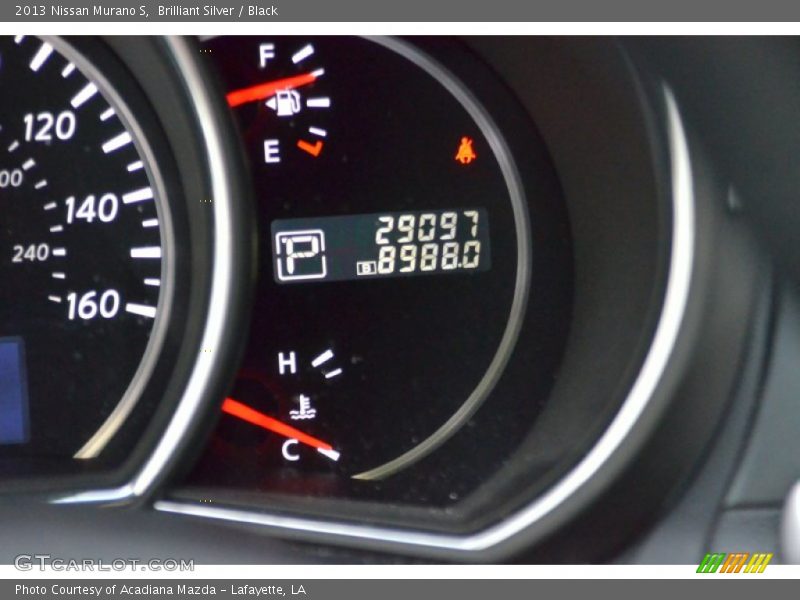Brilliant Silver / Black 2013 Nissan Murano S