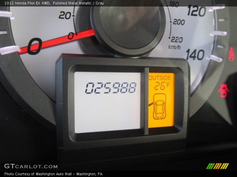 Polished Metal Metallic / Gray 2012 Honda Pilot EX 4WD