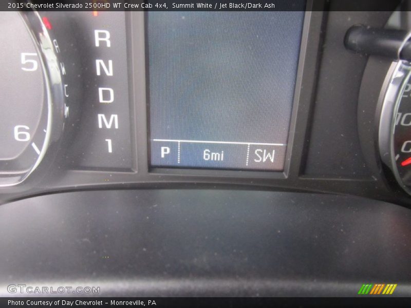 Summit White / Jet Black/Dark Ash 2015 Chevrolet Silverado 2500HD WT Crew Cab 4x4