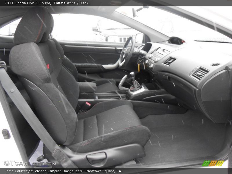 Taffeta White / Black 2011 Honda Civic Si Coupe