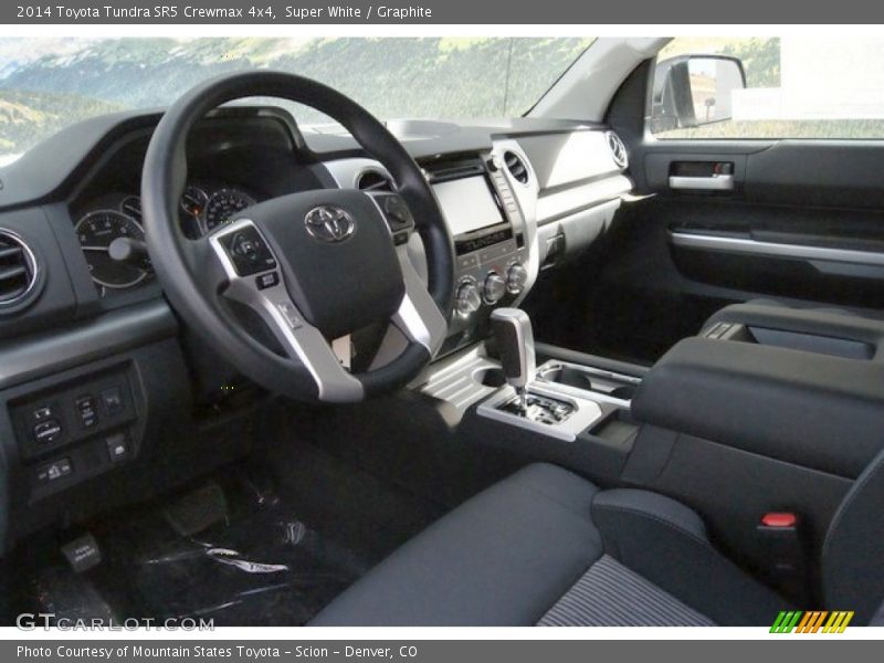 Super White / Graphite 2014 Toyota Tundra SR5 Crewmax 4x4
