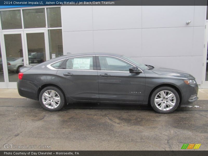Ashen Gray Metallic / Jet Black/Dark Titanium 2014 Chevrolet Impala LS
