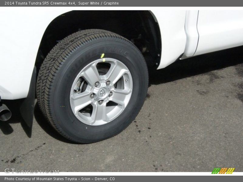Super White / Graphite 2014 Toyota Tundra SR5 Crewmax 4x4