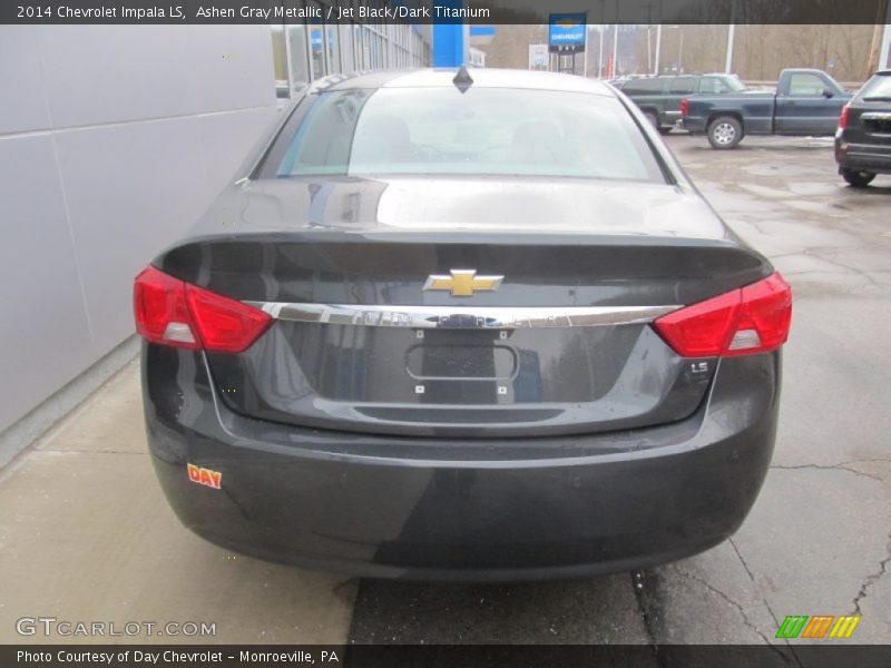 Ashen Gray Metallic / Jet Black/Dark Titanium 2014 Chevrolet Impala LS