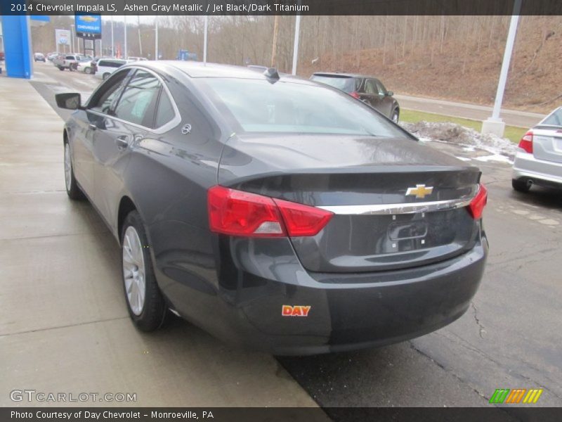 Ashen Gray Metallic / Jet Black/Dark Titanium 2014 Chevrolet Impala LS