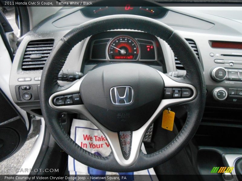 Taffeta White / Black 2011 Honda Civic Si Coupe