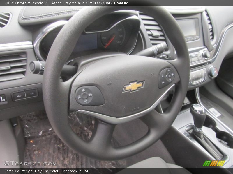 Ashen Gray Metallic / Jet Black/Dark Titanium 2014 Chevrolet Impala LS