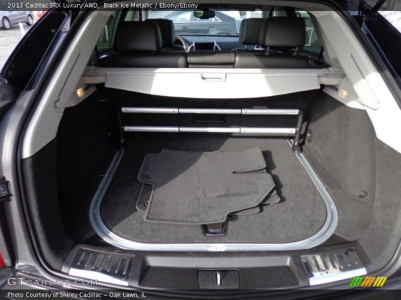 Black Ice Metallic / Ebony/Ebony 2013 Cadillac SRX Luxury AWD