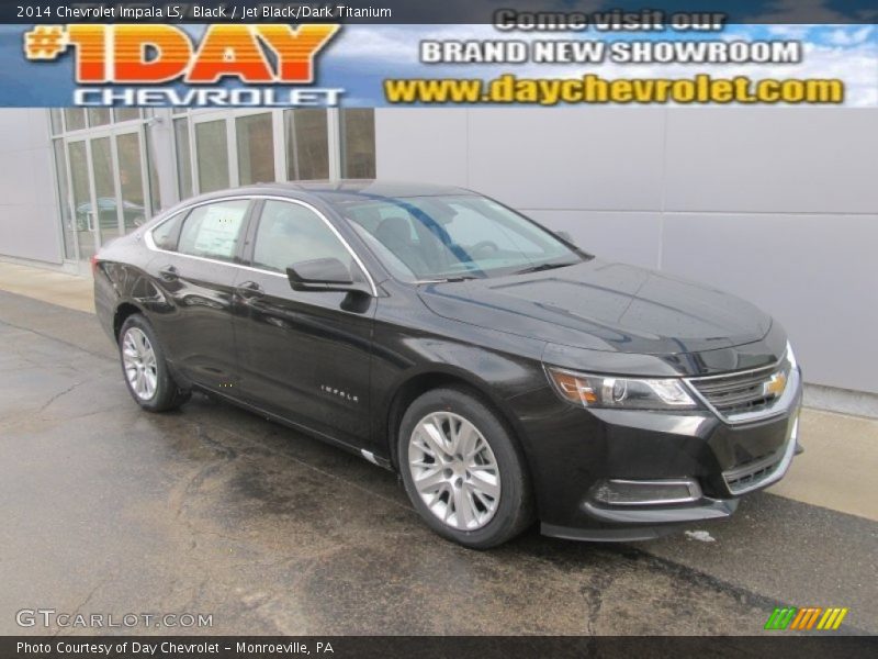 Black / Jet Black/Dark Titanium 2014 Chevrolet Impala LS