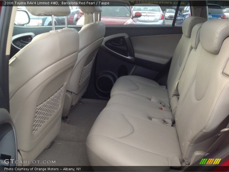 Barcelona Red Pearl / Taupe 2008 Toyota RAV4 Limited 4WD