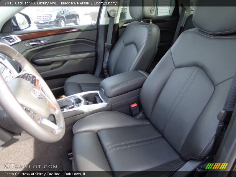 Black Ice Metallic / Ebony/Ebony 2013 Cadillac SRX Luxury AWD