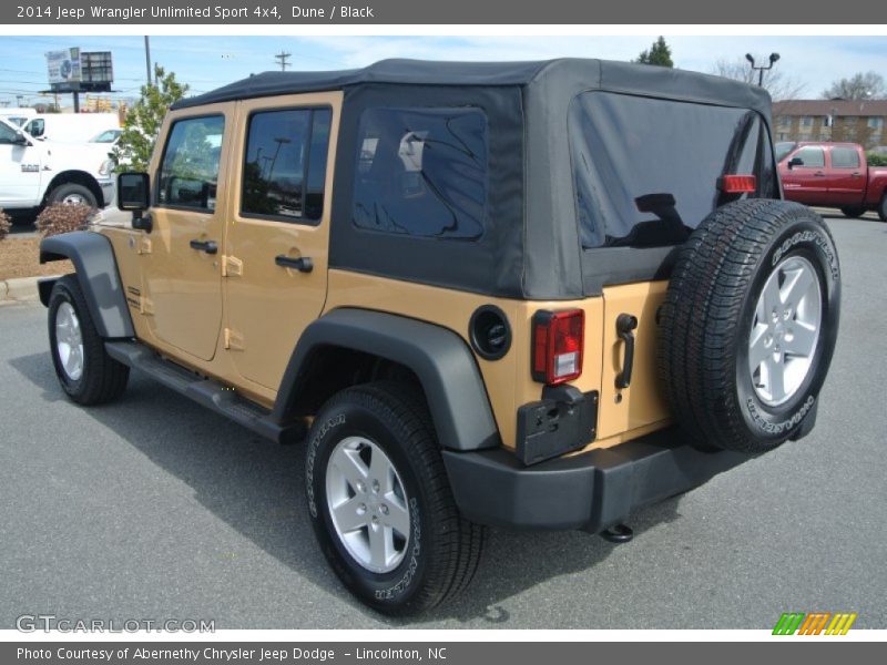 Dune / Black 2014 Jeep Wrangler Unlimited Sport 4x4