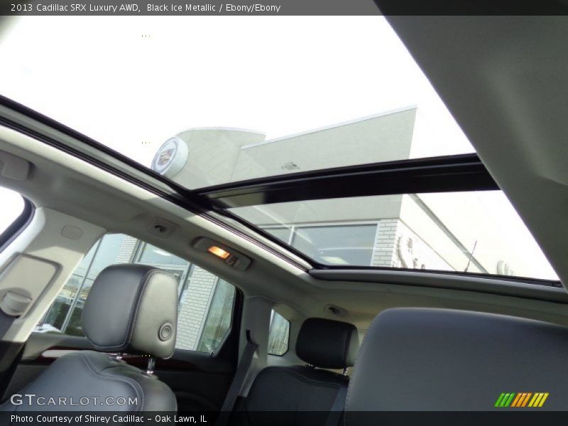 Black Ice Metallic / Ebony/Ebony 2013 Cadillac SRX Luxury AWD