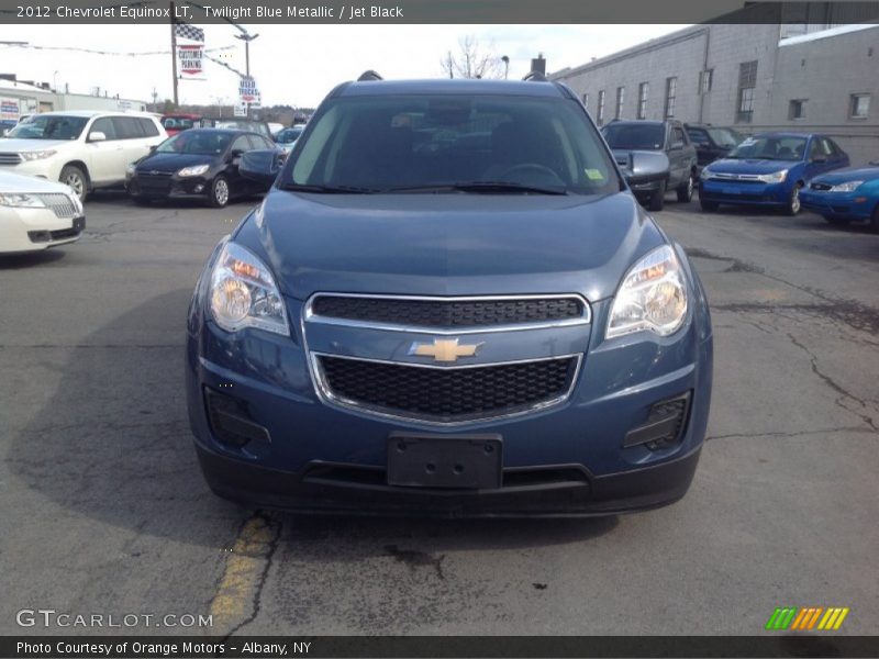 Twilight Blue Metallic / Jet Black 2012 Chevrolet Equinox LT