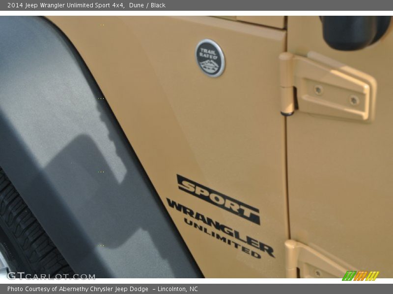 Dune / Black 2014 Jeep Wrangler Unlimited Sport 4x4